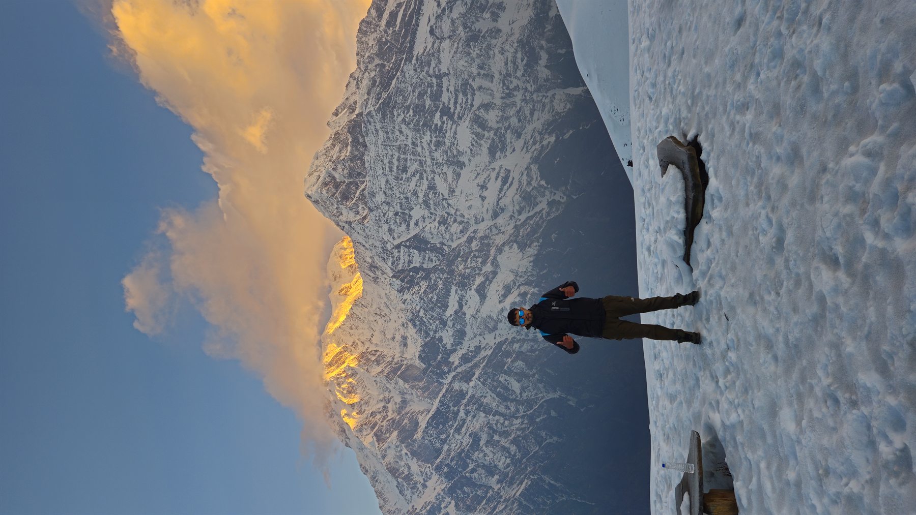Founder of Vivid Trek Nepal in the Himalayan landscape